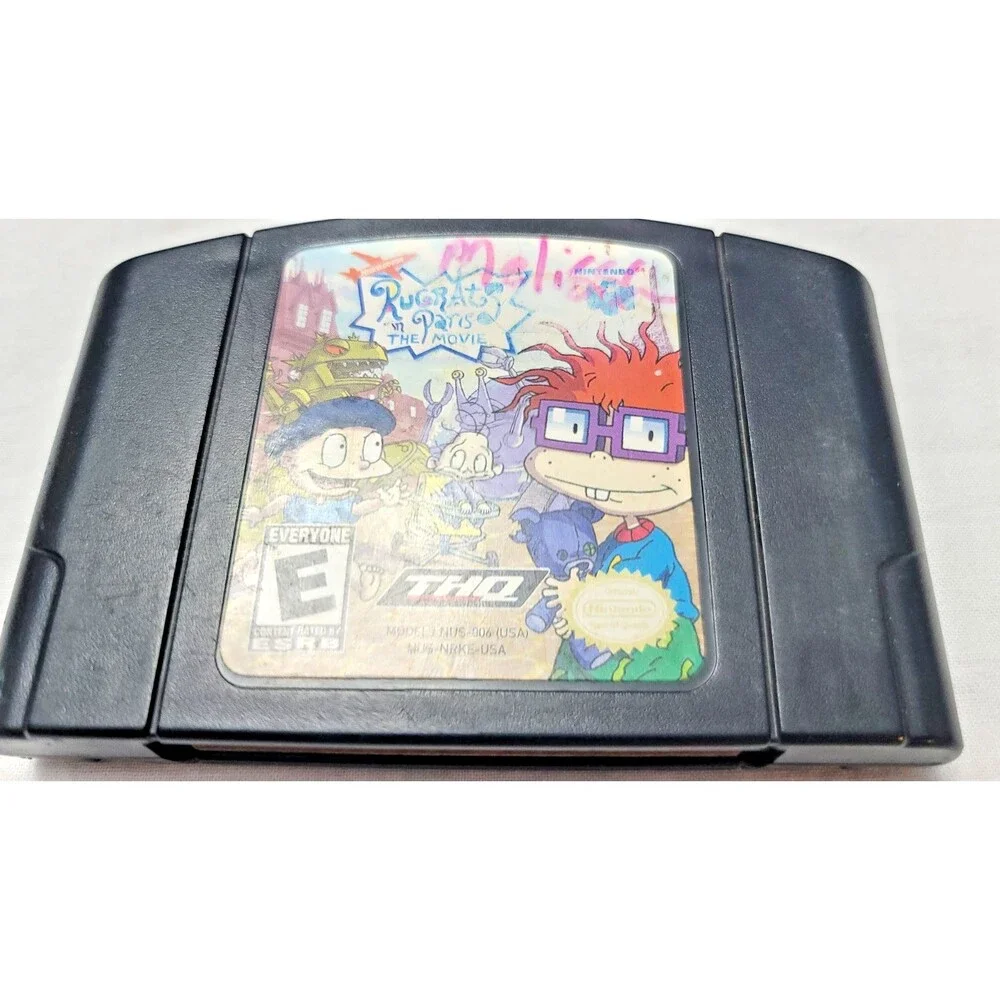 Rugrats in Paris: The Movie (Nintendo 64 N64, 2000) Authentic Tested